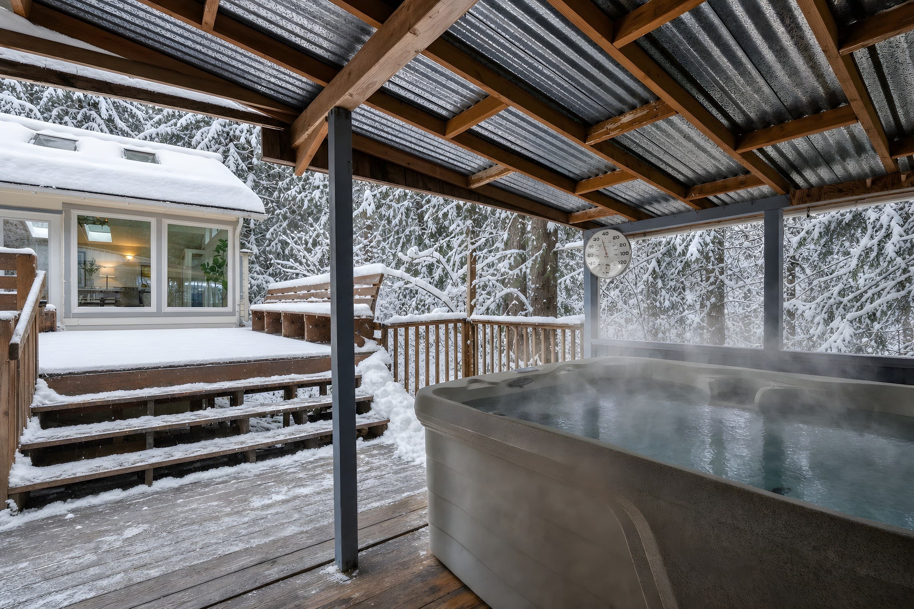 Sandy River Chalet | Hot Tub | Sleeps 10
